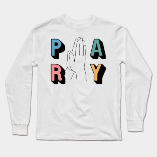 Praying Hands Long Sleeve T-Shirt